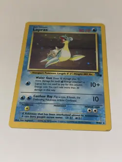Pokemon TCG Lapras Fossil 10/62 Holo Unlimited Holo Rare - Image 3