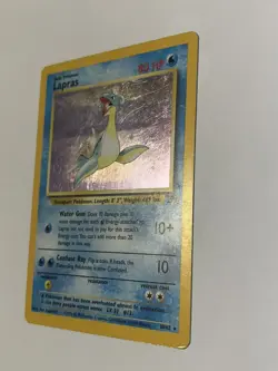 Pokemon TCG Lapras Fossil 10/62 Holo Unlimited Holo Rare - Image 4