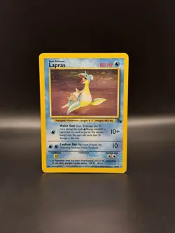 Lapras 10/62 Fossil Holo WoTc Pokemon TCG - Image 1