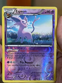 POKEMON ESPEON 48/108 RARE REVERSE HOLOFOIL DARK EXPLORERS MP/LHP CARD - Image 1