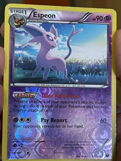 POKEMON ESPEON 48/108 RARE REVERSE HOLOFOIL DARK EXPLORERS MP/LHP CARD - Image 3