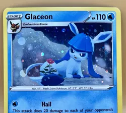 Glaceon SWSH192 – Black Star Promo (Cosmos Swirl) - LP - 2022 Pokemon TCG - Image 2
