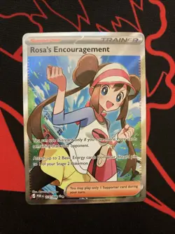 Rosa's Encouragement 114/088 Perfect Order Holo Ultra Rare Pokemon English POR - Image 1