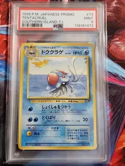 1999 Pocket Monsters Promo Tentacruel #73 Southern Island PSA 9 Pokemon - Image 1