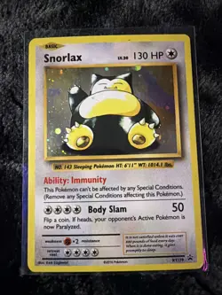 Pokemon TCG Snorlax XY179 Holo Promo - Image 1