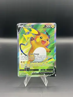 Raichu V SWSH09 158/172 Brilliant Stars Full Art Pokemon Ultra Rare - Image 1