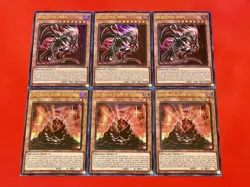 3x The Black Stone Of Legend + 3x Red-Eyes Soul | NM | Ultra Rares | YuGiOh! - Image 1