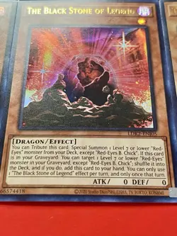 3x The Black Stone Of Legend + 3x Red-Eyes Soul | NM | Ultra Rares | YuGiOh! - Image 4