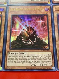 3x The Black Stone Of Legend + 3x Red-Eyes Soul | NM | Ultra Rares | YuGiOh! - Image 5