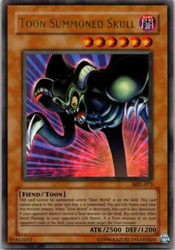 Yugioh Toon Summoned Skull MRL-073 Ultra Rare OG Print NM - Image 1
