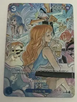 NAMI ONE PIECE Holographic Custom Art Goddess Story Anime Card - Image 1
