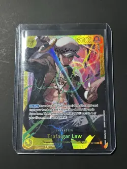 Trafalgar Law OP10-119 Secret Rare Royal Blood One Piece TCG - Image 1