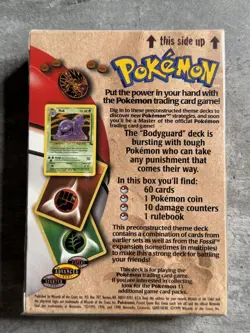 Pokemon Card Fossil Set, BodyGuard Theme Deck WOTC 1999, New & Sealed (1) - Image 2