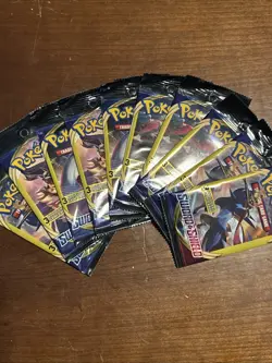 Pokemon Sword & Shield 3 Card Booster Pack Lot x10 Sealed TCG Packs - Image 1