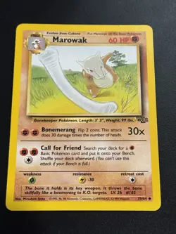 Marowak 39/64 Jungle Regular Pokemon Card - Image 1