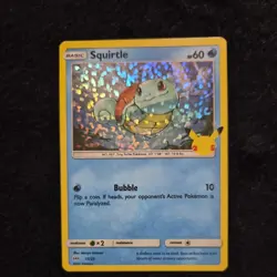 Pokemon TCG Squirtle 17/25 Promo Holo McDonald's 25th Anniversary Pokemon Card - Image 1