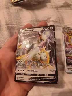 Pokemon Arceus V & VStar Metal Cards Collectibles 122/172 123/172 Sword and... - Image 2