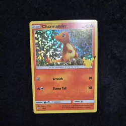 Charmander 9/25 25th Anniversary Mcdonalds Promo Holo Pokemon Card Excellent 🔥 - Image 1