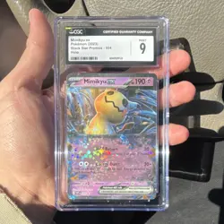 Pokemon Mimikyu ex Promo Holo CGC 9 Sv: Scarlet & Violet 004 Basic Psychic Card - Image 1