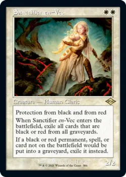 MTG-1x- PACK FRESH, Sanctifier en-Vec - Foil - Retro Frame-Modern Horizons 2 - Image 1