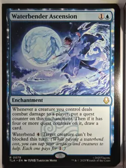 Waterbender Ascension - R79 - MTG - Avatar: The Last Airbender (TLA) - Image 1