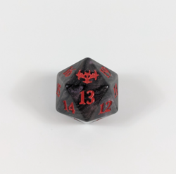 MTG Innistrad Crimson Vow Expansion 25mm GLOW IN THE DARK SPINDOWN Life Counter - Image 1