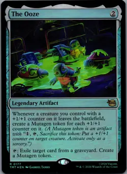 The Ooze [Foil] 177 MTG Teenage Mutant Ninja Turtles Rare Foil NM - Image 1