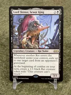 Lord Skitter, Sewer King 🔥 #97 Wilds of Eldraine WOR MTG NM/M Regular - Image 1