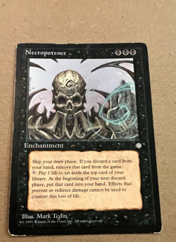 Necropotence - Ice Age - MTG - Magic the Gathering - Image 1