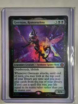 Magic - Gwenom, Remorseless 0056 Marvel's Spider-Man Foil Mythic - Image 1