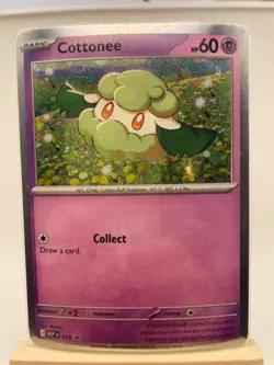 Cottonee Cosmos Holo (018) - Mega Evolutions Black Star Promo - Pokemon TCG - NM - Image 2