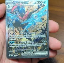 Pokemon Greninja ex SVP Black Star Promo Full Art Holo 300HP 132 EX - Image 4
