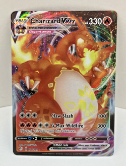 Pokemon Charizard Vmax Ultra Rare Holo 020/189 Darkness Ablaze 330 HP NM - Image 1