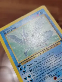 MP Pokemon Articuno 17/62 Fossil English Rare 1st Edition - Image 2