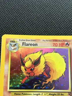 Pokemon TCG Flareon Jungle 3/64 Holo Unlimited Holo Rare - Image 2