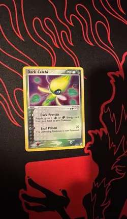 Pokemon Dark Celebi EX Hidden Legends #4/101 Holo NM - Image 1