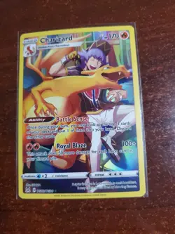 Pokemon TCG Charizard TG03/TG30 Swsh11: Lost Origin Trainer Gallery Holo Rare - Image 1