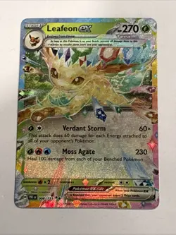Leafeon ex 006/131 - S&V: Prismatic Evolutions Double Rare - Pokemon TCG (NM) - Image 1