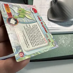 2000 Topps Chrome Pokemon #123 Scyther Chrome - Image 3