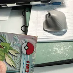 2000 Topps Chrome Pokemon #123 Scyther Chrome - Image 4