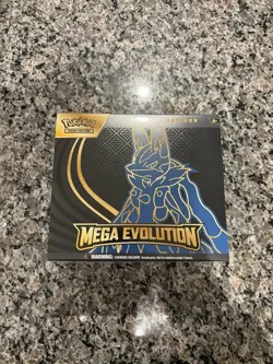 Mega Evolutions Lucario Elite Trainer Box Factory Sealed Unopened Pokemon TCG - Image 1
