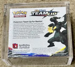 Pokemon TEAM UP Booster Box 36 packs - FACTORY SEALED ACRYLIC CASE INCLUDED - Image 2