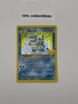 Blastoise Holo Celebrations: Classic Collection 2/102 NEAR MINT NM POKEMON - Image 1
