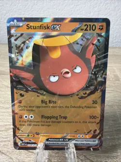 Pokemon TCG Stunfisk Ex Ascended Heroes 114/217 - Image 1