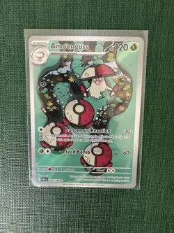 Pokemon Amoonguss 096/086 Illustration Rare Holo Sv: Black Bolt 120 HP - Image 1