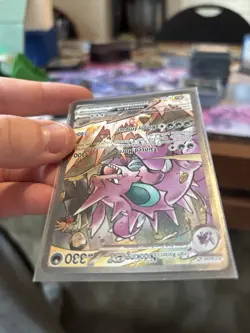 Pokemon Team Rocket's Nidoking EX Special Illustration Rare Holo Sv10 233/182 - Image 4