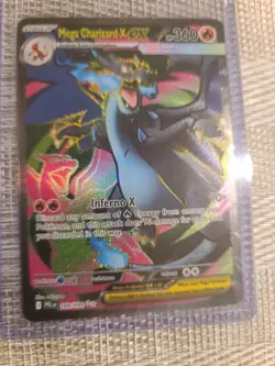 Pokemon Mega Charizard X ex 109/094 Phantasmal Flames Full Art Ultra Rare Holo … - Image 2