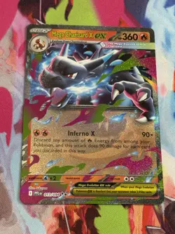Pokemon Phantasmal Flames #13/94 Mega Charizard X ex Holo - Image 1