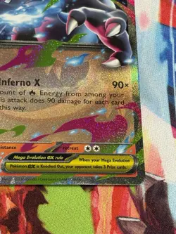 Pokemon Phantasmal Flames #13/94 Mega Charizard X ex Holo - Image 5