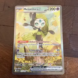 Pokemon Meloetta EX 167/086 Sv: Black Bolt Holo Special Illustration Rare 200 HP - Image 1